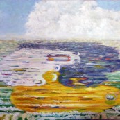 Elżbieta Goszczycka - Morze Białe, Morze Czarne, Morze Żółte 70 x 90 cm