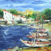 Dariusz Grajek - Łodzie w Port Lligat....